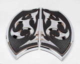 Rider Ace'S Wild Precision Billet Floorboards  (Chrome)