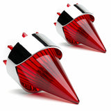 Screw In Style Big Chrome Red Burner Kit (FREE SHIPPING)