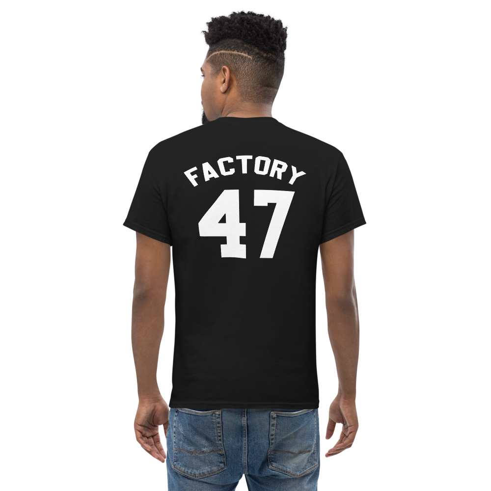 Factory 47 Black Baseball T-Shirt